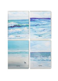 Записная книжка А7 64л лин. "Take me to the ocean" карт.обл., с ПВХ-обложкой, тонир.внутр.блок, LENWA