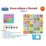 Игрушка, Развивающая игрушка, Peppa Pig Коврик - пазл Учим азбуку с Пеппой 36 сегментов