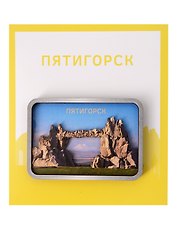 Сувенирный магнит Скалы Пятигорска (Пятигорск) (Дерево) (ПтгСП1)