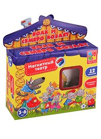 Магнитный театр «Волк и семеро козлят», Vladi Toys