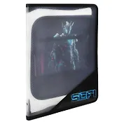 Папка для труда А4 "Ледяной робот" 32,8*22,8 см, пластиковая, молния с трех сторон