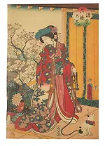 Блокнот А6+ 18л нелин. "Белые лепестки подобны снегу", скоба