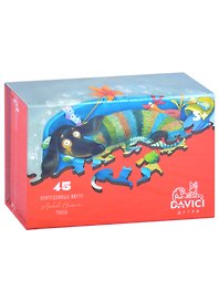 Деревянный пазл «Такса» 45 элементов, DaVICI