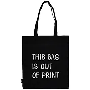 Сумка-шоппер This bag is out of print черная, текстиль 40см.*32см.