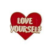Значок «Сердце. Love Yourself», металл, Pin Joy - 1