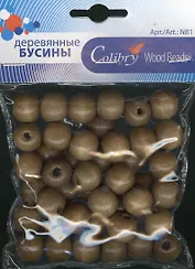 Деревянные бусины Colibry (NB1-04-C) (упаковка)