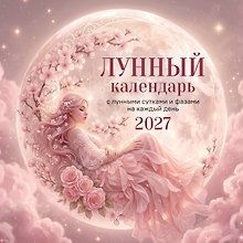Лунный календарь на 2027 год. Календарь настенный на 2027 год (300х300)