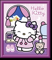 Набор для творчества, Shipper Arts&Crafts Создание картин "Hello Kitty в спальне", 20х25 см