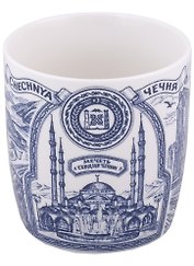 Кружка Чечня фарф. рис.син.