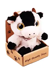 Игрушка Коровка в крафт коробке