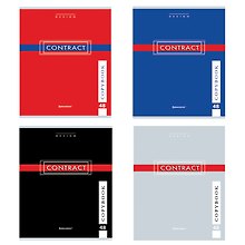 Тетрадь общая «Contract», 48 листов в клетку, А5 - Brauberg