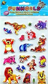 Наклейки детские Groove Sticker мягкий пластик с тиснением (в ассорт.) (Ле Флэш)