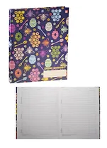 Дневник для ср. и ст.кл. "Разноцветные пчелки (орнамент)" 7БЦ, мат.ламин., выб.лак, блестки, Unnika