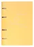 Тетрадь на кольцах в клетку Listoff, "Pearl. Желтый", 120 листов - 0