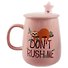 Кружка с крышкой и ложкой Ленивец Don`t rush me (керамика) (400мл) (12-08070-188-SLT) - 2