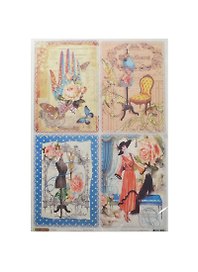 Рисовая бумага для декупажа Craft Premier Мода (CP00423) (А3) (25г/м) (упаковка)