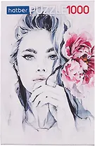 Пазл hatber "Чарующая нежность", 1000 элементов. "Premium"