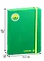 Книга для записей А5 96л кл. "ТЕРМО" зелен.тв.переплет, резинка, ляссе, инд.уп. - 1