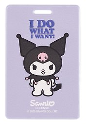 Картхолдер вертикальный «I do what I want!», ПВХ, Sanrio