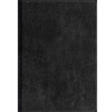 Книга для записей А4 120л лин. "Classic" черная, иск.кожа, поролон, тонир.бумага, ляссе, Listoff