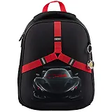 Ранец капсульный "Ergonomic light. Racing Car" , 1 отделение, 3 кармана, 38*29*12.5 см