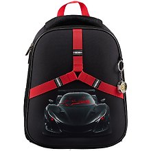 Ранец капсульный "Ergonomic light. Racing Car" , 1 отделение, 3 кармана, 38*29*12.5 см