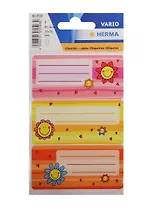 Наклейки для тетрадей "ЦВЕТОК", 3шт.на листе, Herma