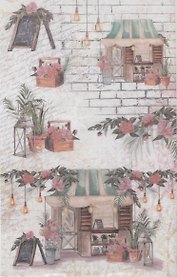 Рисовая бумага для декупажа «Цветочная лавка», 32х22 см, Love2art