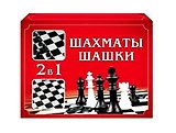 Игра настольная, Рыжий Кот, Шахматы, Шашки (в средней коробке с полями)
