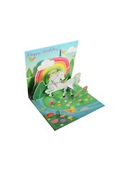 3D открытка Шары (Birthday) (панорама) (A165) (24,5х11)