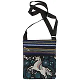 Сумка-шоппер на молнии Единорог (текстиль под гобелен) (23х20) (12-12611-356-LN-G2)