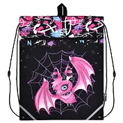 Мешок для сменной обуви "СЕЛФИ" 36*48см, полиэстер, полноцв.печать, наруж.карман, светоотраж.элементы