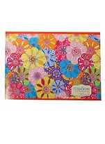 Альбом для рисования 20л А4 "Яркие цветы (орнамент)" офсет 110г/м2, скрепка, Unnika