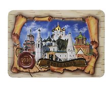Магнит-свиток прессованный Ярославль Часовня А.Невского Коллаж (025-3-27K13)