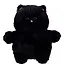 Мягкая игрушка Котик с щечками (черный) (35 см), Bookvalno - 1