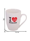 Кружка фарфор матовая "I love Moscow" (065-7-19-IL) - 1