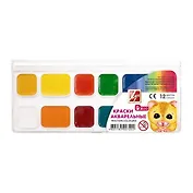 Краски акварельные Мини, 12 цветов, Луч