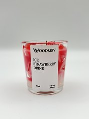 Свеча ароматическая Ice strawberry drink (250мл) (250-КН)