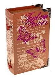 Шкатулка-книга дерево с шелком Цветные сны (17х11х5 см) (622923)