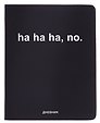 Дневник шк. "ha, ha, ha, no" универс.блок, иск.кож., шелкография, отстрочка, ляссе