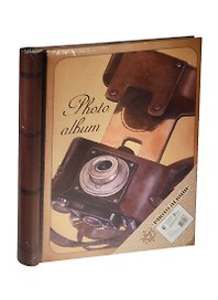 Фотоальбом магнитный 10 листов Ретрофотоаппарат (24*29 см) (38778)