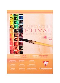 Альбом для акварели А5 10л "Etival" склейка, 300г/м2, Clairefontaine