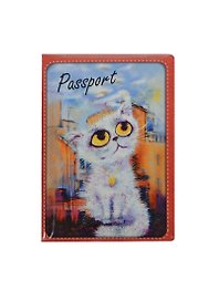 Обложка для паспорта Cats in the City (Облакокошечка)