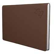 Планинг дат. 2027г. 64л "Soft Touch" американо, карманный, иск.кожа, интегр.переплет, тонир.блок, скругл.углы, ляссе, инд.уп