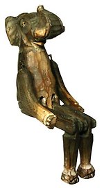 Декоративная фигурка "Слон" (дерево) (14504)