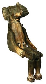 Декоративная фигурка "Слон" (дерево) (14504)