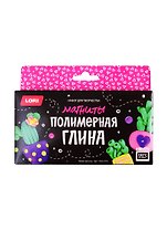 Набор для творчества LORI Полимерная глина.Магниты Яркие кактусы