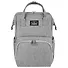 Рюкзак BRAUBERG MOMMY 40*26*17см. серый, коврик, крепления на коляску, термокарманы - 1