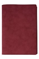 Книга для записей А5 112л нелин. "Portfolio" кож.зам., красная