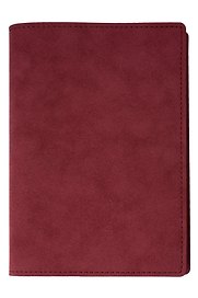 Книга для записей без линовки "Portfolio", бордо, А5, 112 листов